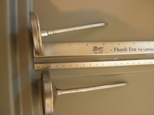 Vintage Tel-Tru and cooper meat Thermometer cooking roast pork ham turkey