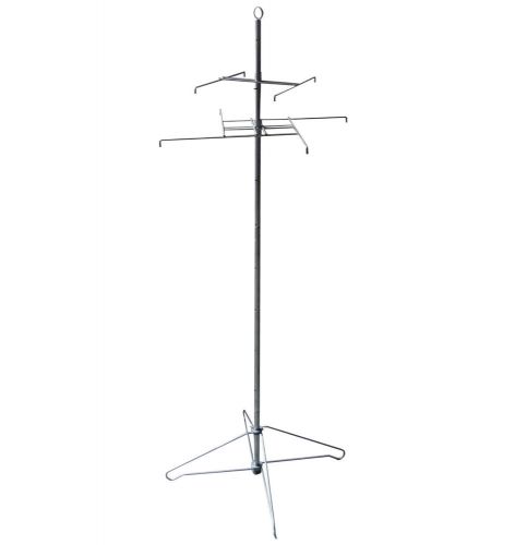 Metal wire spinner rack 8 prongs hooks cloth rotary merchandise display 10220 for sale