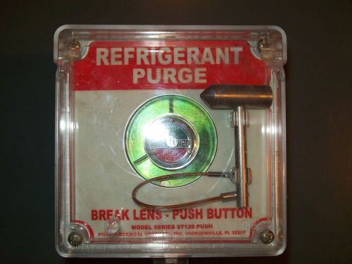 EMERGENCY REFRIGERANT PURGE STOP BUTTON MODEL SERIES ST120 BREAKGLASS