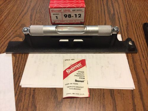 Starrett 12&#034; machine level