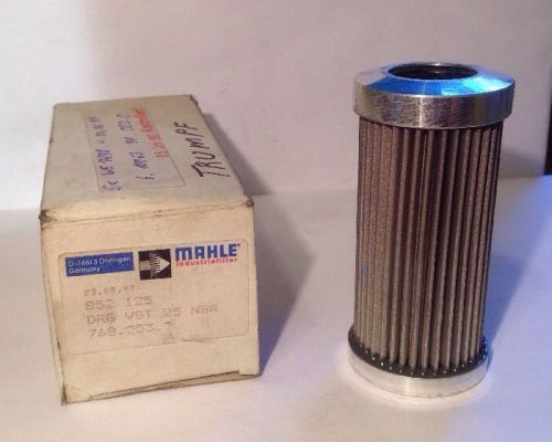 MAHLE / Purolator 852 125 DRG VST 25 FILTER NEW ORIGINAL NOS 852 SERIES