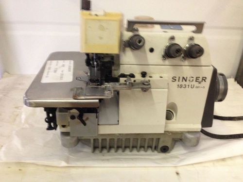 SINGER 1831U LATE MODEL  HIGH SPEED HEAVY DUTY SERGER  INDUSTRIAL SEWING MACHINE