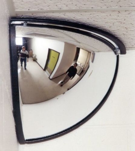 Security Surveillance Corner Mirror 90 degree 1/4 Dome 24&#034;