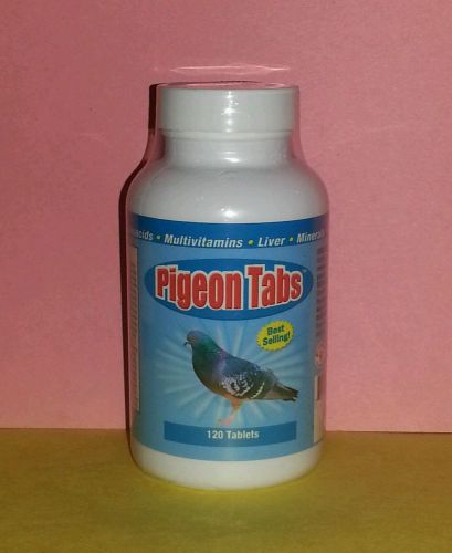 PIGEON TABS (PALOMAS) 120 tbs Supplements Best Selling! Exp 02/17