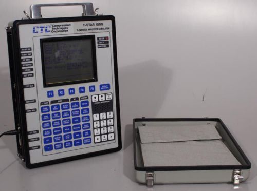 CTC T-STAR 1000 T1/Digital T-Carrier Analyzer Loop Carrier Test Set/Simulator