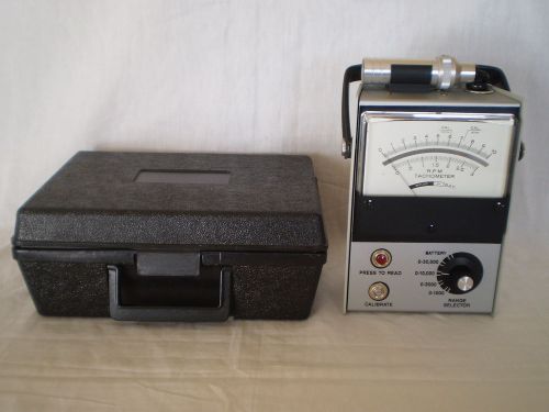 AMETEK MODEL C-891 TACHOMETER w/ HARD CARRYING CASE