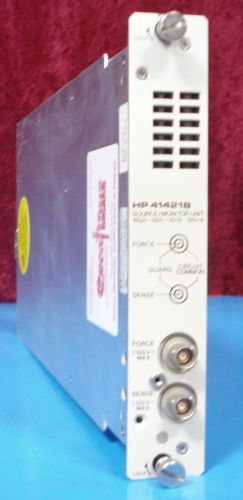 HP Agilent 41421B DC Source/Monitor Plug-In for Agilent 4142B, 100 V, 100 mA.