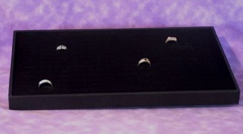 144 SLOT RING WOOD TRAY WITH VELVET INSERT