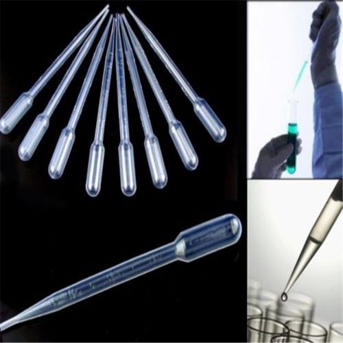 100PCS 3ML Disposable Plastic Eye Dropper Set Transfer Graduated Pipettes New