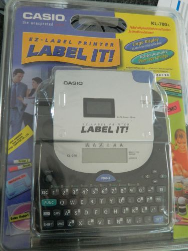 New Casio Label Maker Print Barcode printer 9 mm cassette It EZ Spanish French