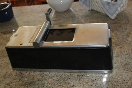 WIZ REGISTER NICE STAINLESS STEEL GREAT CONDITION RECEIPT PRINTER VINTAGE VTG