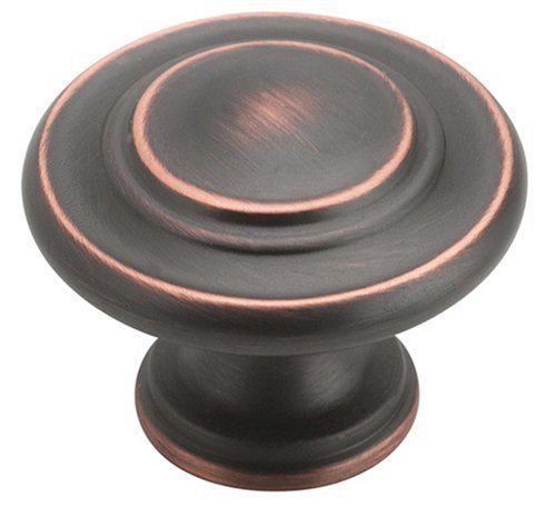 Amerock BP1586-ORB Inspirations 1-1/4&#034; Round Knob, Oil Rubbed Bronze