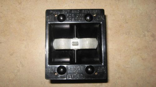 CUTLER HAMMER 60 AMP FUSE &#034;RANGE&#034;  FUSE HOLDER FUSE PULL