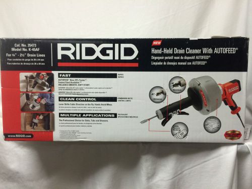 RIDGID 35473 K45 Auto-Feed Drain Gun....NEW