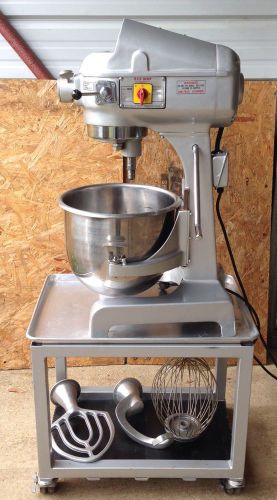 20 Qrt Commercial Rolling Stand Mixer Bakery Equipment BES MIXER 3 Attatchments