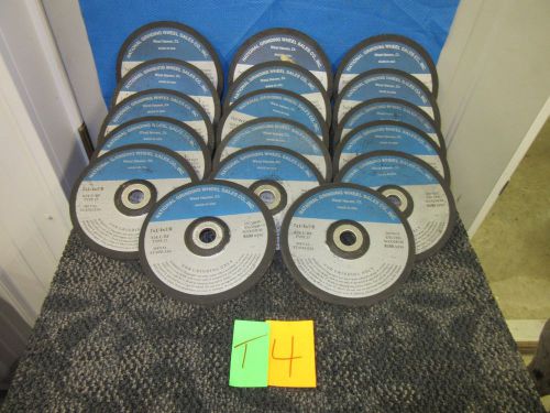 17 NATIONAL GRINDING WHEEL CUTTING 7&#034; 8500 RPM A24-U-BF TYPE 27 7 X 1/4 X 7/8