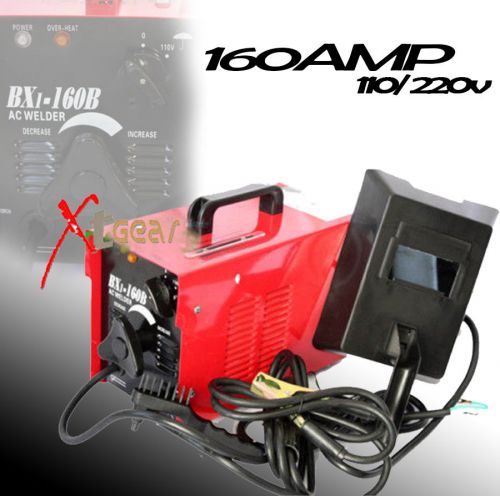 110V/220v 60Hz ARC Stick Electrode 160AMP Welding MMA Machine w/ Mask