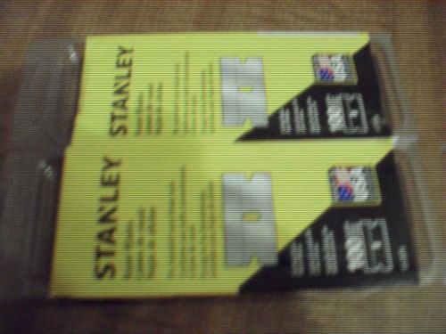 STANLEY RAZOR BLADES 2 PACKS OF 100 EA 11-515 NEW