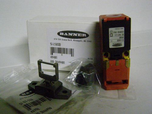 Banner SI-LS83D Interlock Body  W -SI-QS-SSU ACTUATER  NEW