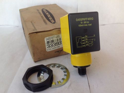 BANNER  Q40SP6FF400Q  Sensor, Photoelectric NIB / NOS