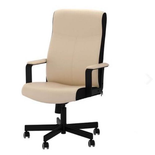 IKEA MALKOLM Swivel chair, beige Bomstad light beige