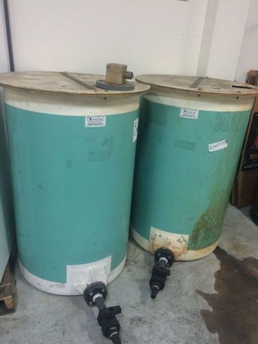 ONE 120 Gallon FIBERGLASS TANKS with ONE LIGHTNIN .25 hp SS MIXER SHAFT &amp; BLADE