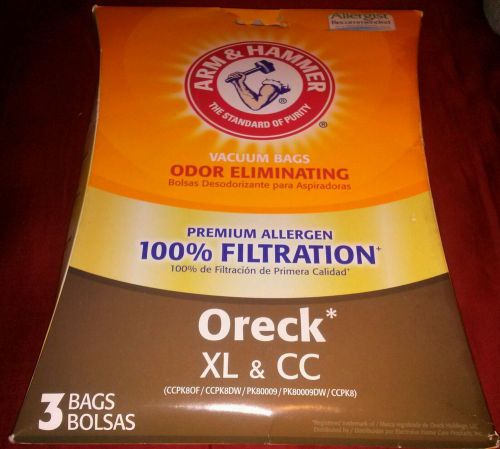 ARM &amp; Hammer ORECK XL &amp; CC Vacuum Bags ( 2 Bags)