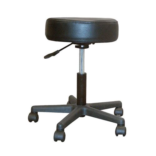 Padded Seat Revolving Pneumatic Adjustable Height Stool Plastic Base