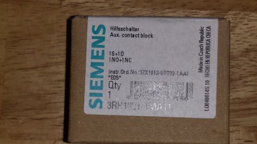 SIEMENS MOTOR STARTER  3RH1921-1MA11