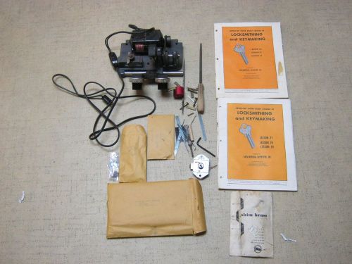 vintage ilco key cutter cutting machine keys locks