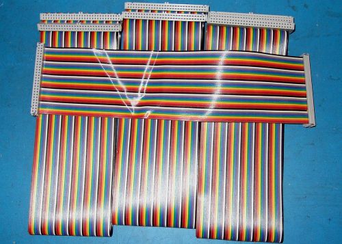 4PC MIXED INTERCONNECT RIBBON CABLES W/ FEMALE CONNECTORS