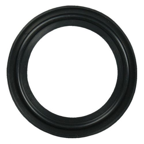 Buna Sanitary Tri-Clamp Gasket, Black - 10&#034; (Flanged)