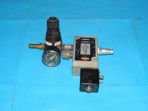 Norgren 26360-00 Solenoid Valve w/ Herion 0200 coil &amp; ARO Regulator 2636000