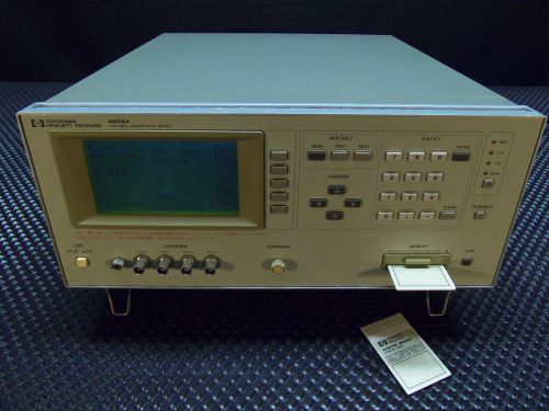 Agilent 4278A 1MHz C-V Meter +cards, opt.101, 201