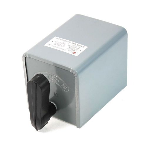 Light Gray Metal Shell AC 380V 60A Forward Reversing Switch HY2-60