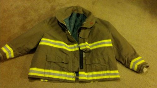 GLOBE GX-7 FIRE COAT BUNKER GEAR KHAKI 66 X 32 GLOBE FIREFIGHTING