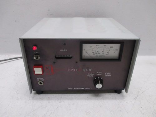 Opti-Quip Model 1200 Laboratory Power Supply Xenon Bulb 100 Volts 10 Amps 250W