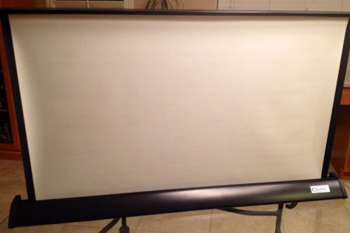 Buhl Tabletop Projector Screen 16:9 aspect ratio 20&#034;x35&#034; DT4016 40&#034; diagonal