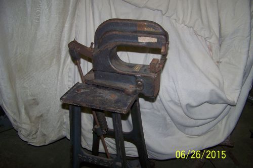 ROSSLEY KICK PRESS / FRAMING MACHINE / PINCHER/LEATHER/STEAMPUNK