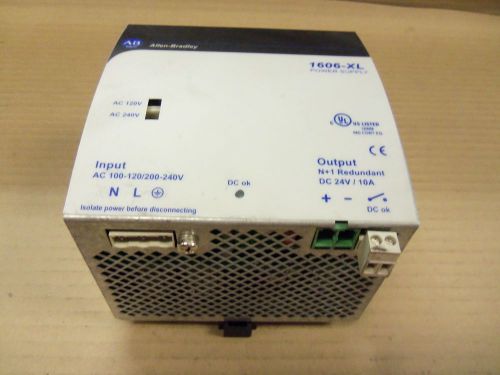 Allen Bradley 1606-XL 1606XL Power Supply 100V-120V/200V-240V 24V Dc 10 A Ser B