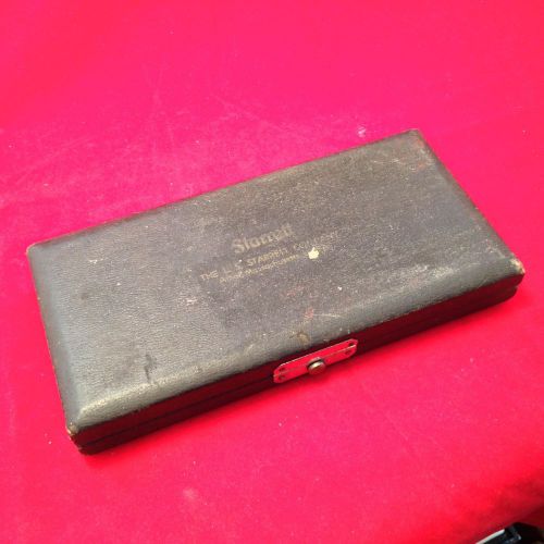 Vintage ~ The L. S. Starrett Company ~ Micrometer Storage Box ~ Mass. U.S.A.