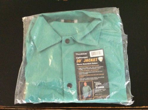 Tillman #6230 Lightweight 30&#034; GREEN WELDING JACKET - Size X-Large -  New !