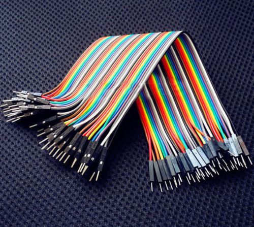 Arduino Shield 40pin 20cm Male To Male 2.54MM 1P-1P Multicolor Dupont Cable