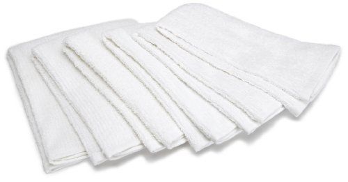 180 (15 DOZ) TERRY SHOP TOWELS 16X19 28OZ BAR TOWEL  MOPS TERRY CLEANING CLOTHS