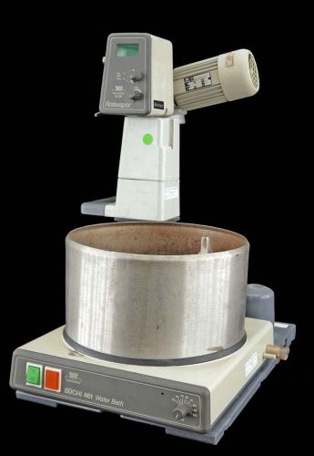 Brinkmann EL13 Lab Rotavapor Rotary Evaporator w/Buchi 011 Stand+B461 Water Bath