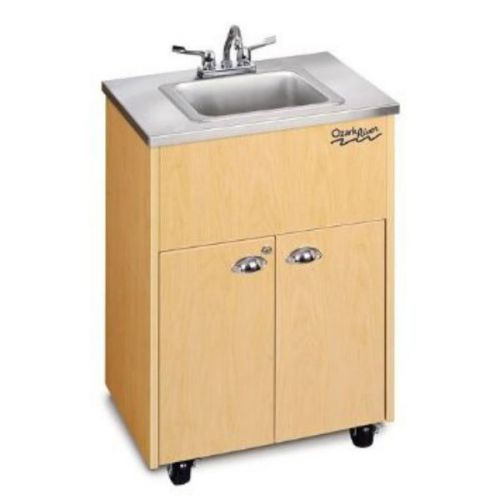 Ozark River Silver Premier 1D Series Maple Portable Sink - ADSTM-SS-SS1DN