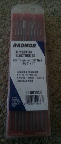 Radnor tungsten electrodes