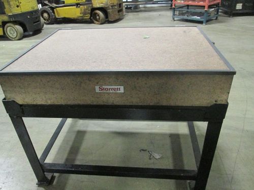 Granite surface plate with base stand - used - am14098 for sale