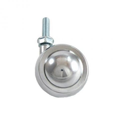 Satellite bright chrome 2&#034; swivel ball caster with 5/16&#034; -18 x 1&#034; threaded stem for sale