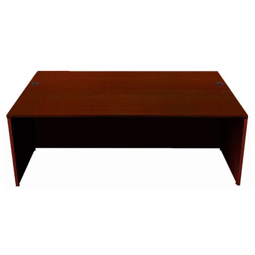 4 Foot Executive Desk Shell Cherryman Amber Mocha Cherry Laminate Four Ft